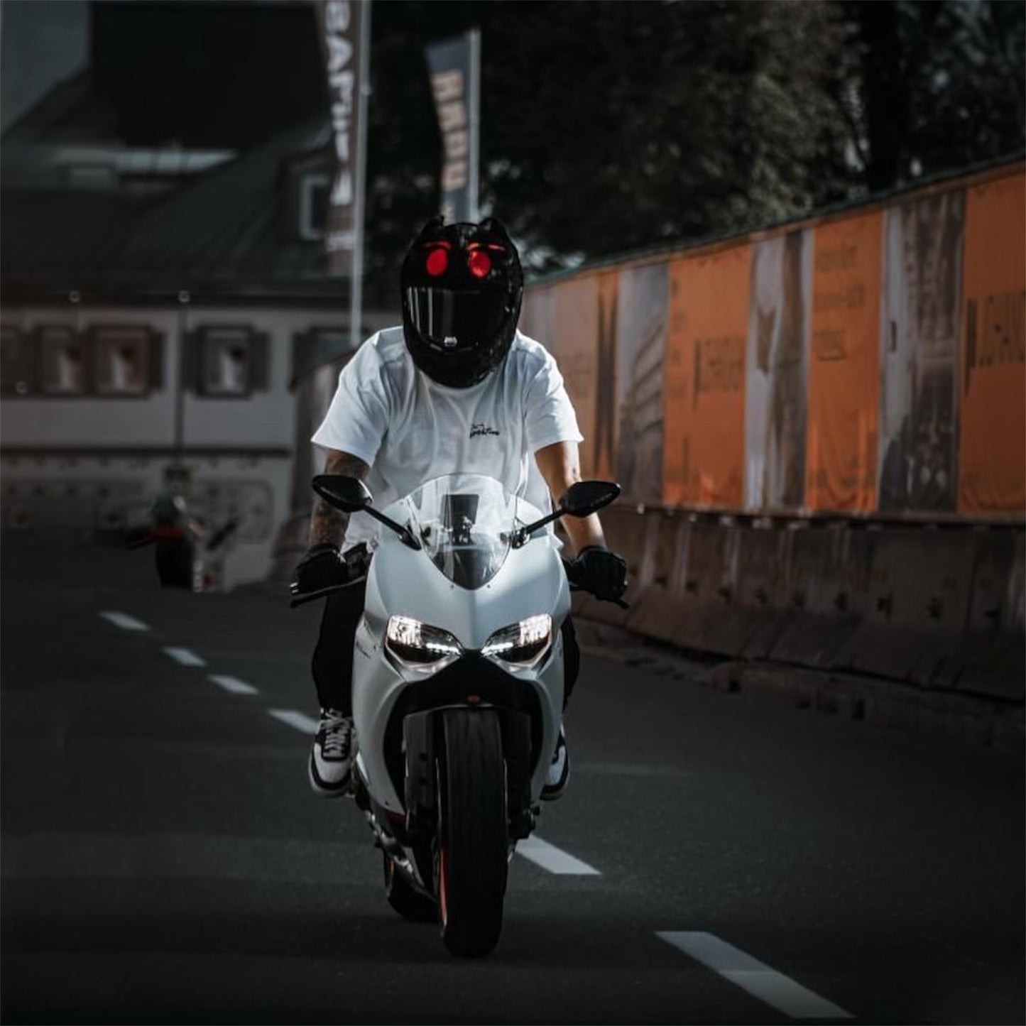 Funda de casco de moto - Diablo Negro