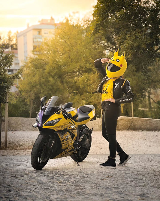Motorradhelmbezug - Pikachu