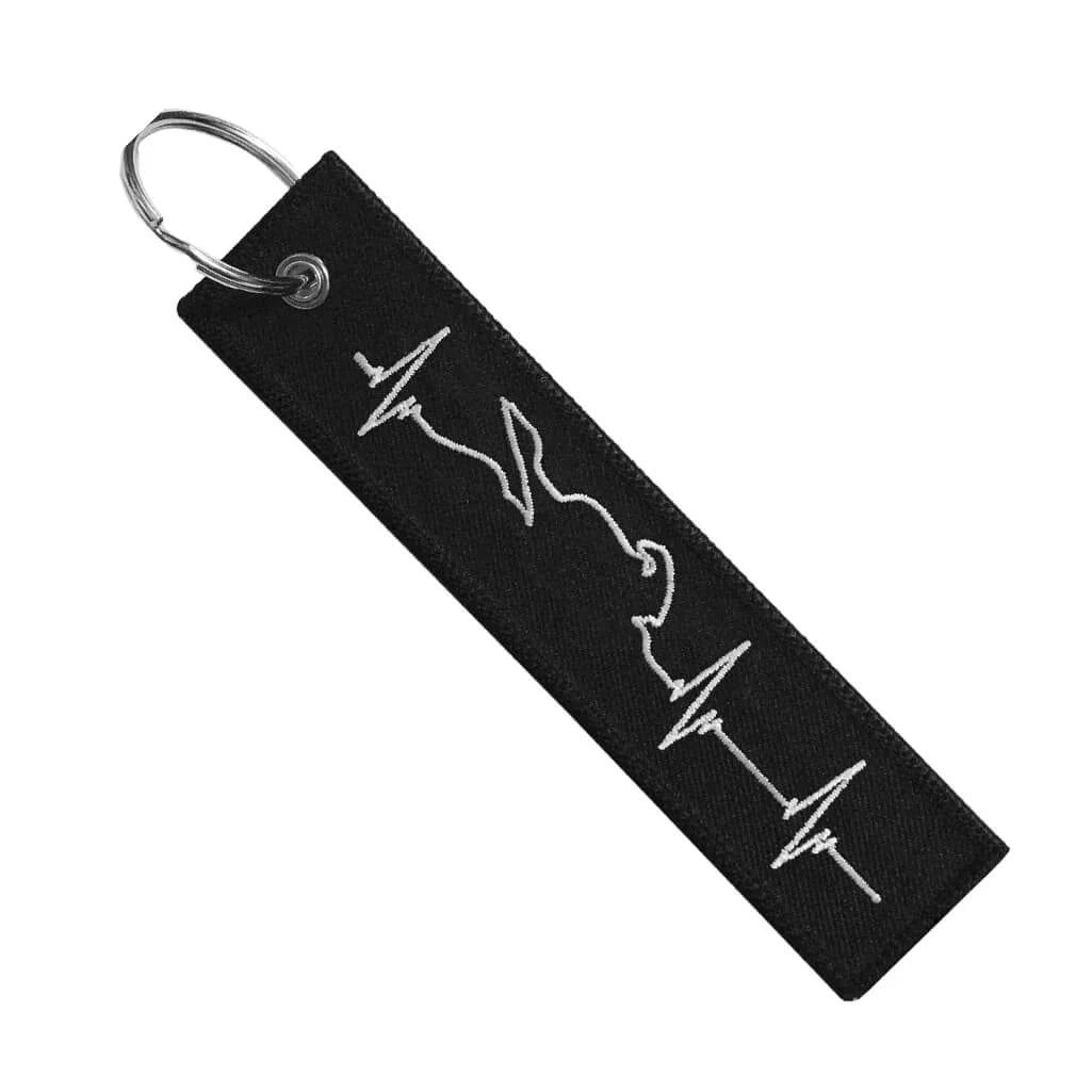KEYRING - MOTORCYCLE HEARTBEAT