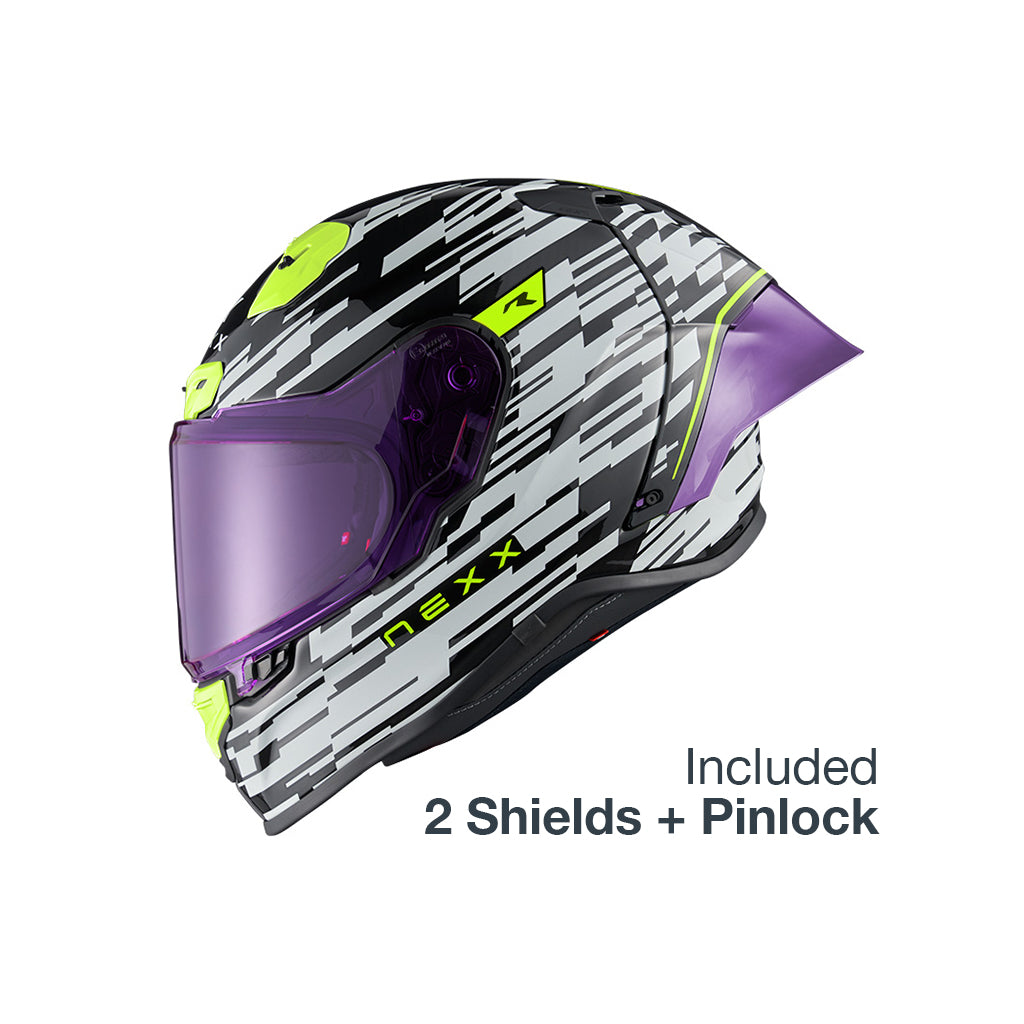 NEXX X.R3R GLITCH RACER WHITE NEON