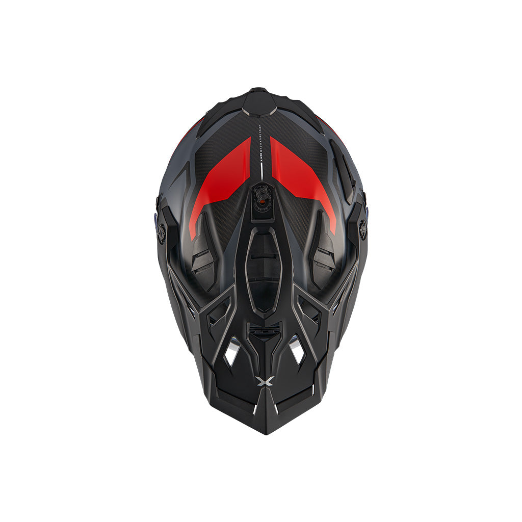 NEXX X.WED3 KEYO GREY RED MATTE