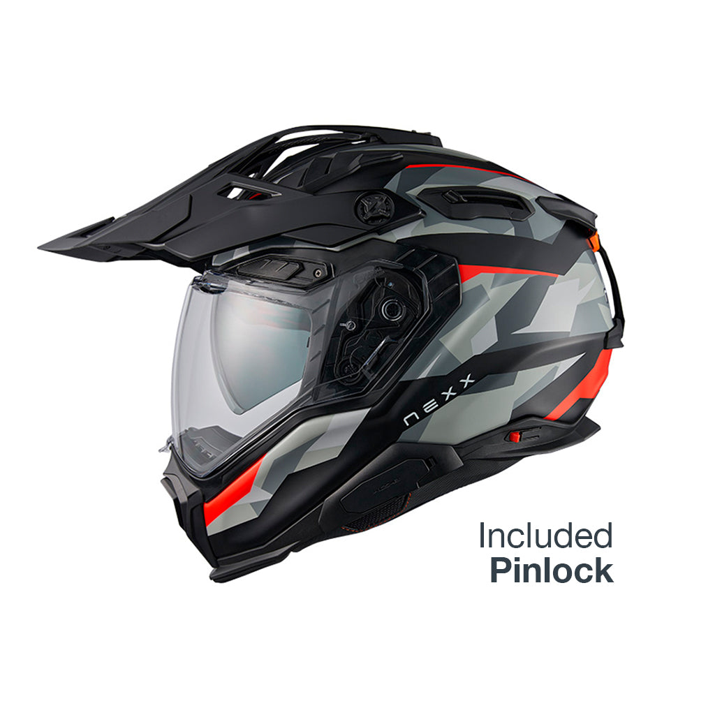NEXX X.WED3 TRAILMANIA CINZA VERMELHO MATTE