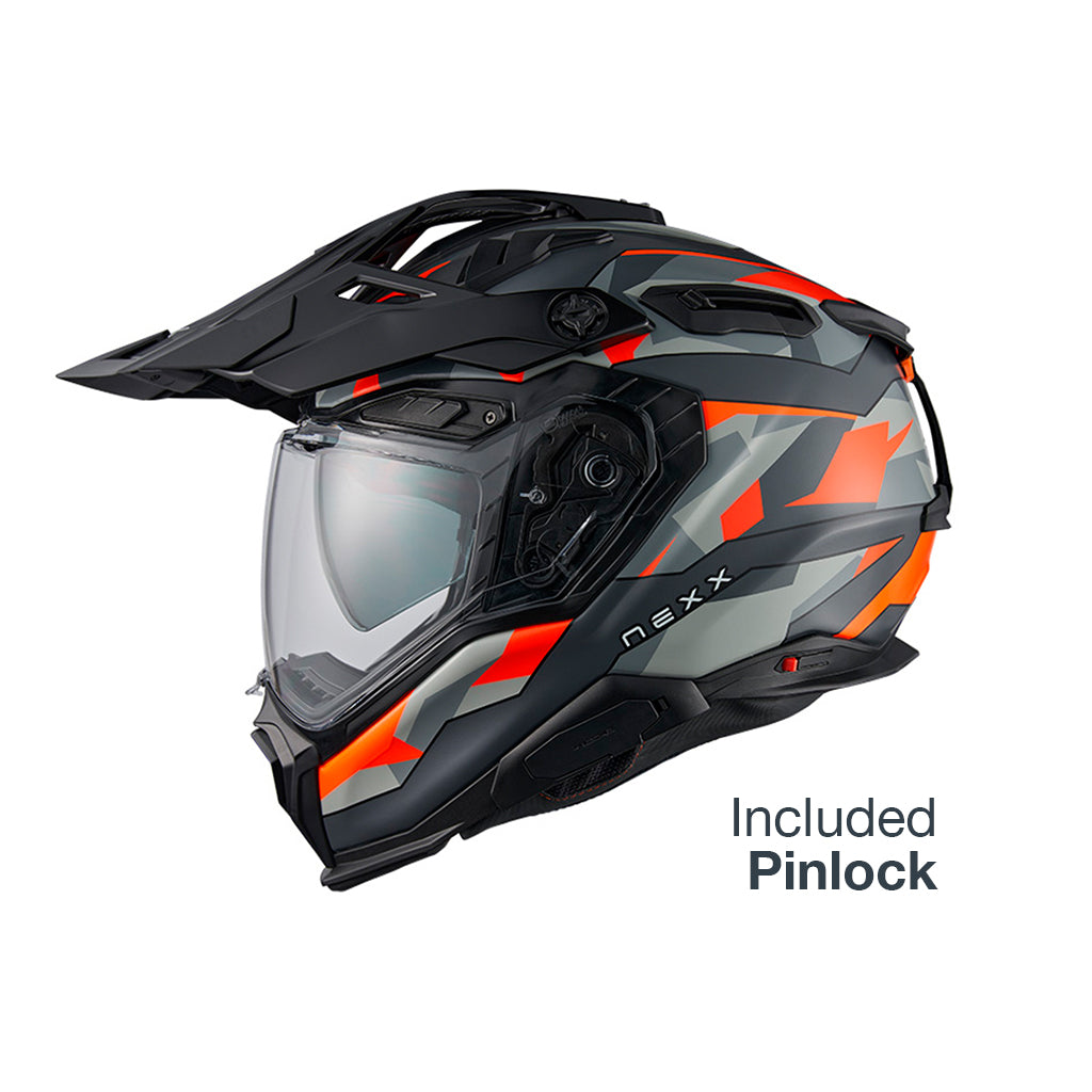 NEXX X.WED3 TRAILMANIA ORANGE GREY MATTE
