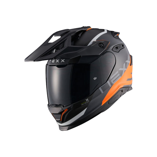 NEXX Y.TRAVL QUEST NEGRO NARANJA MATTE