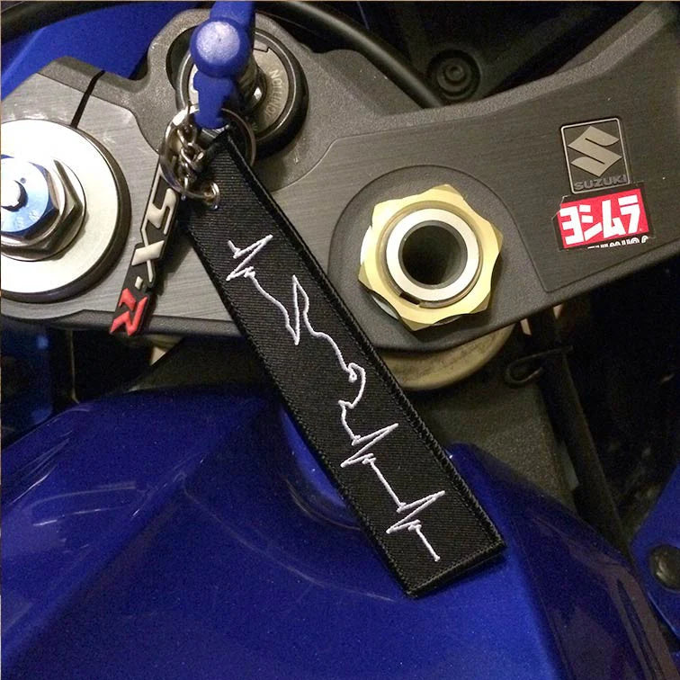 KEYRING - MOTORCYCLE HEARTBEAT