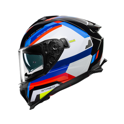cms gtrs carbon dna motorcycle helmet CMS GTR 2.0 SPEEDSTER TRICOLOR