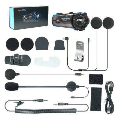 Intercomuncador Moto - Fodsports FX8 AIR - Bluetooth 5.0