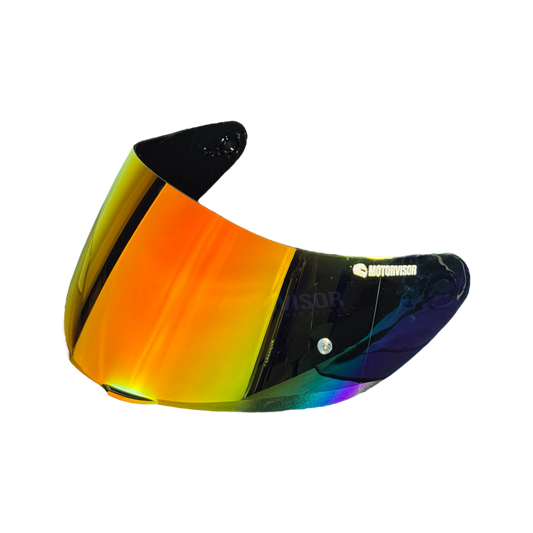 agv k1 rainbow visor REVO CLEAR RED NIGHT VISION COMPATIBLE WITH K1S/K3 SV/K5 HELMETS (FITS ONLY L-XL size helmets in the new range) AGV Visors | Motorvisor