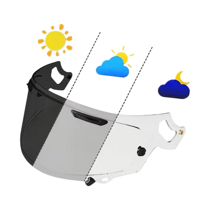 Viseira para ARAI - RX7X / RX7V / RX7V EVO / NE0 / ASTRO-GX / XD / ASTRAL-X / VECTOR-X / DEFIANT-X / CORSAIR-X / VAS-V / QUANTIC / CONCEPT / CONCEPT XE