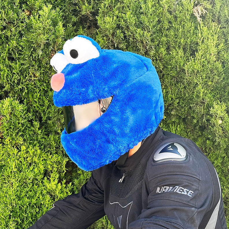 Helmet Cover Monstro das Bolachas Azul