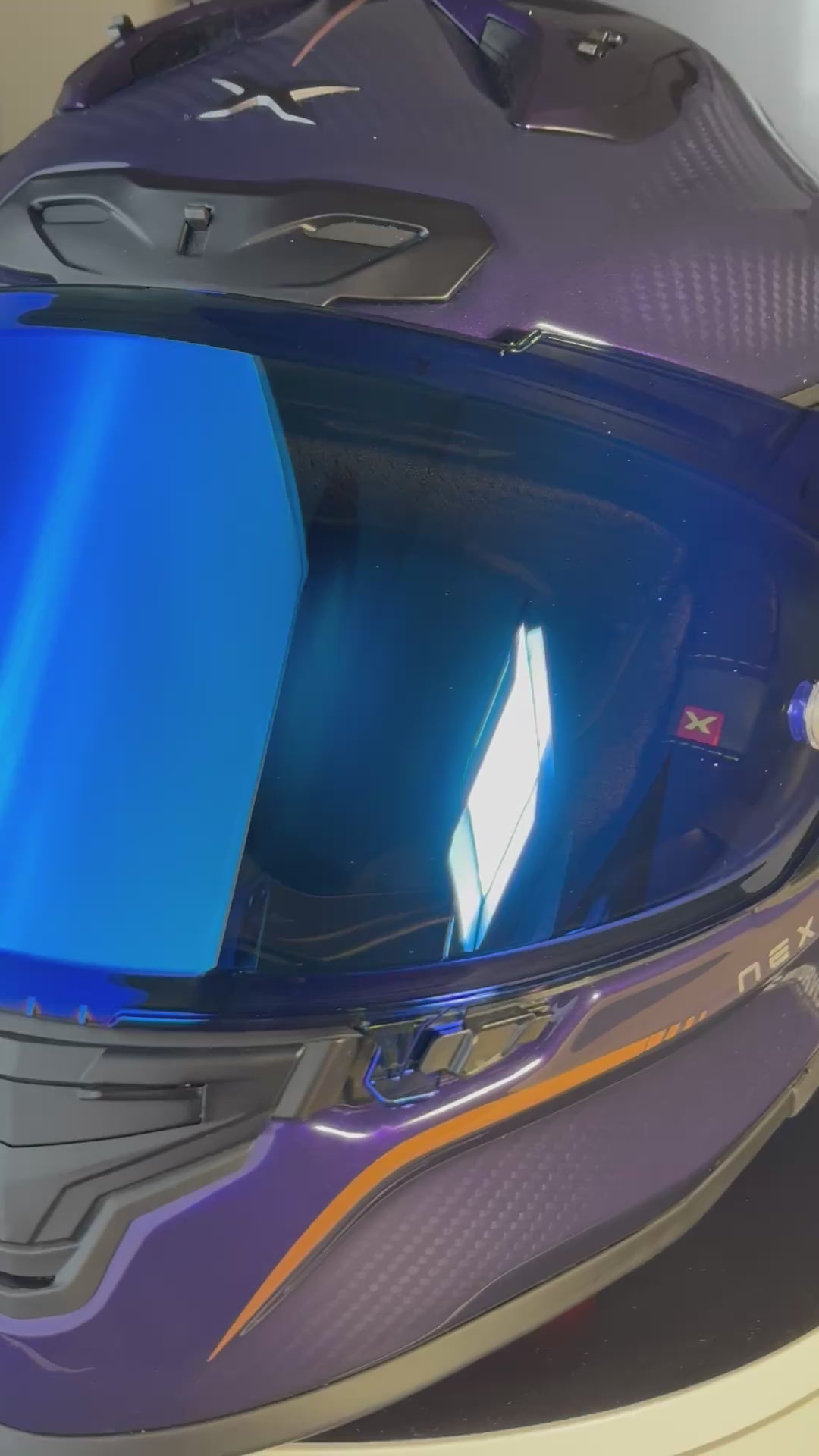 NEXX Helmet - X.R3R HAGIBIS CARBON / PURPLE – Motorvisor